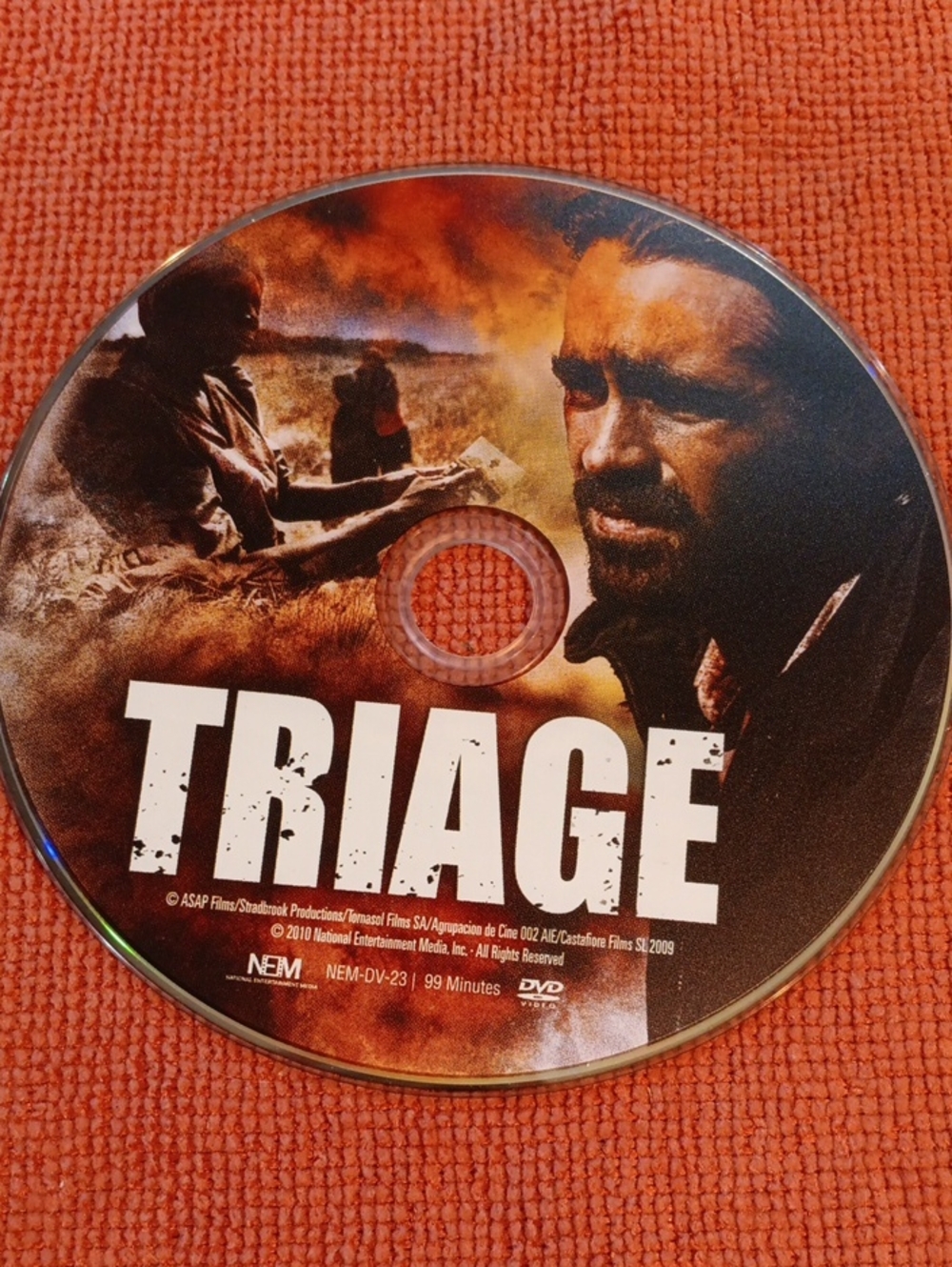 2/$8 Triage DVD *NO CASE*